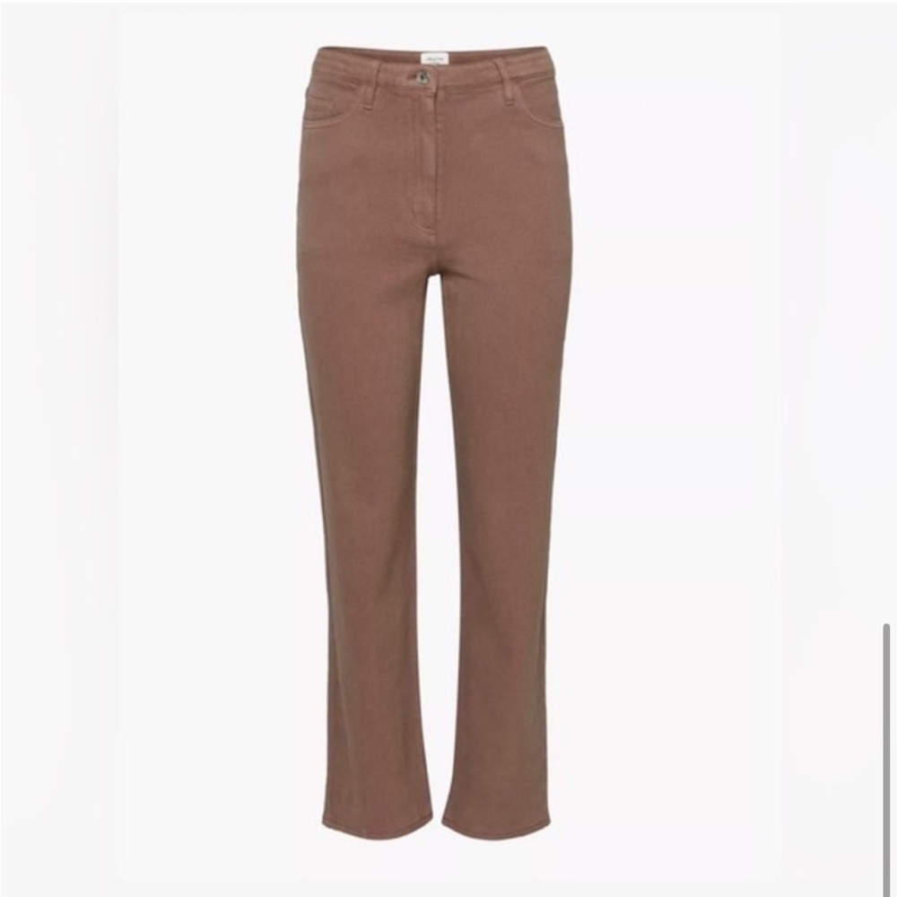 Wilfred Aritzia Melina Deep Taupe Pants, 0